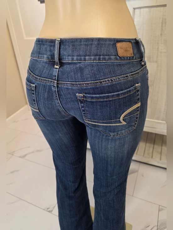 American Eagle Outfitters Denim - American Eagle Outfitters Dark Blue Flared Jeans